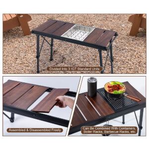 Alternative view of Peakhike IGT Katlanır Kamp Masası - Yüksekliği Ayarlanabilir