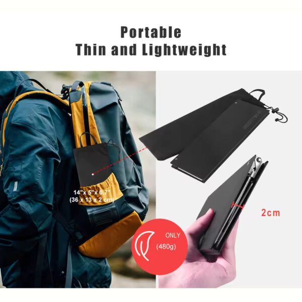 Süper Light Katlanır Mini Kamp Masası - Alüminyum - Görsel 7