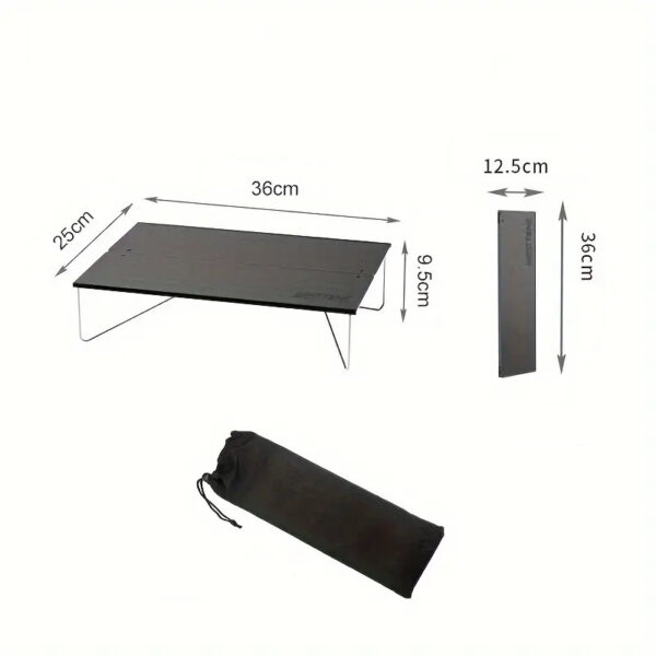 Süper Light Katlanır Mini Kamp Masası - Alüminyum - Görsel 8