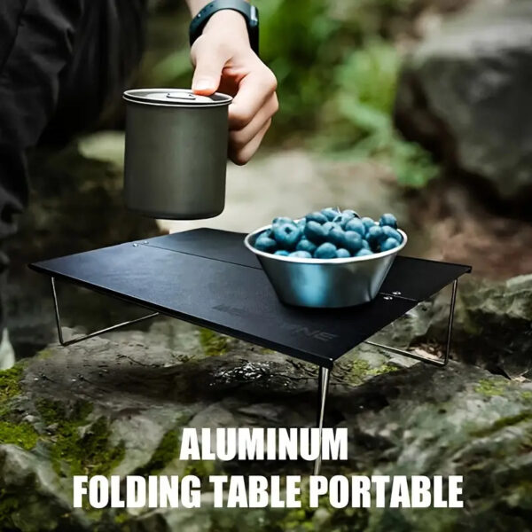Süper Light Katlanır Mini Kamp Masası - Alüminyum - Görsel 4