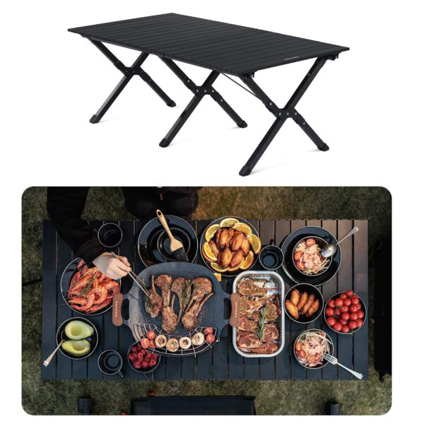 Naturehike Egg Roll Katlanır Kamp Masası Büyük Boy - Görsel 5