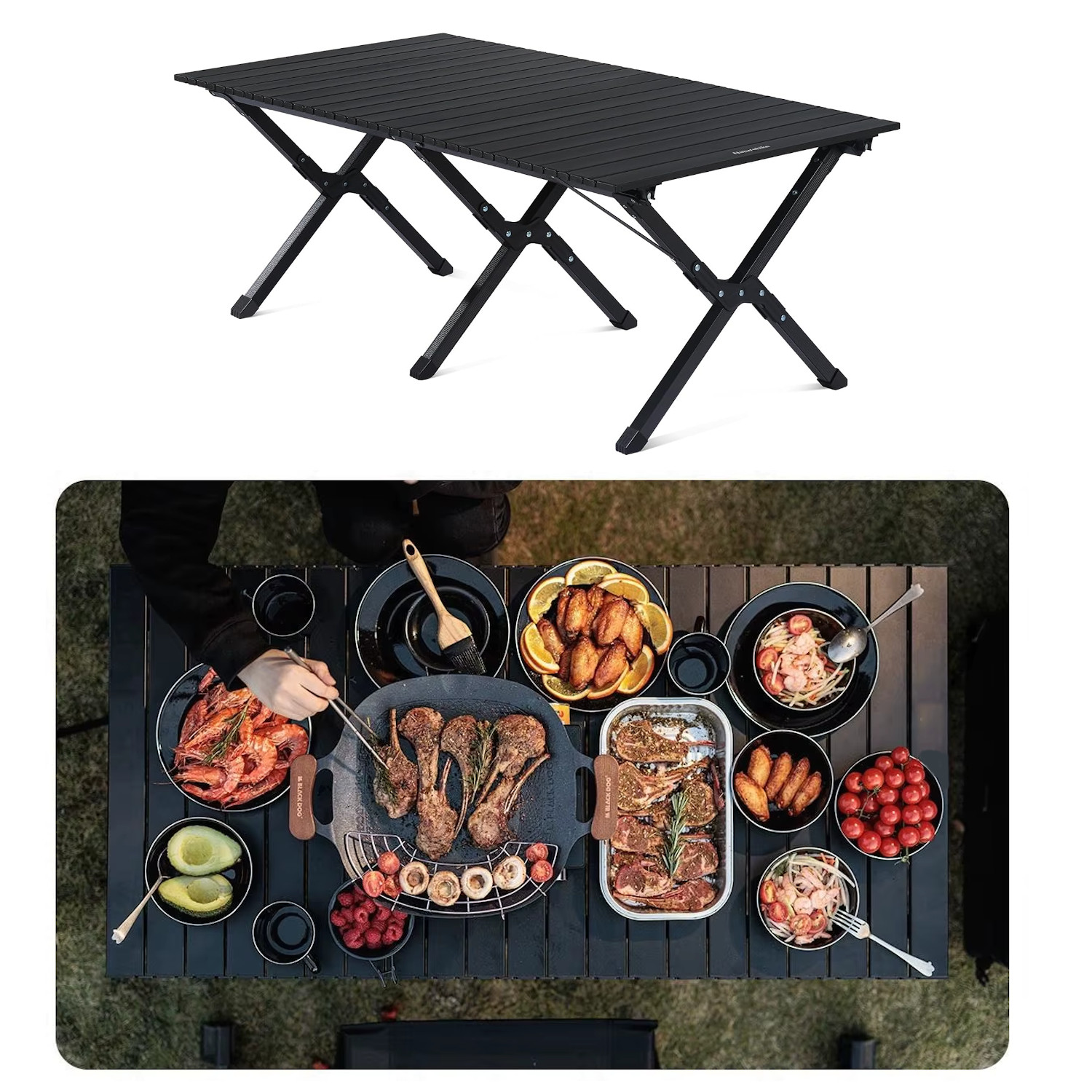 Naturehike Egg Roll Katlanır Kamp Masası Büyük Boy - Görsel 5