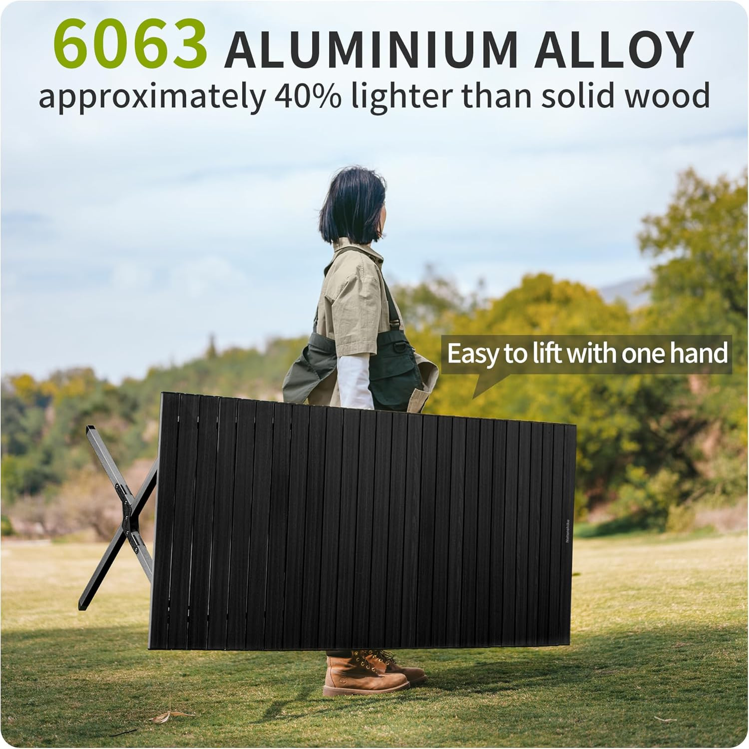 Naturehike Egg Roll Katlanır Kamp Masası Büyük Boy - Görsel 6