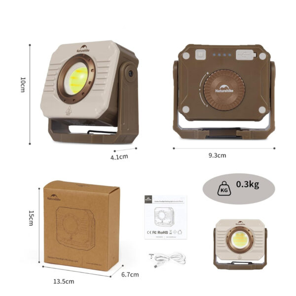 Naturehike Glamping Kamp Lambası 1200LM - Görsel 9