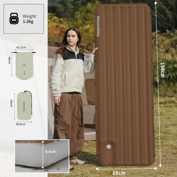 Naturehike Libamboo Tek Kişilik Mat - Super Comfort - Görsel 8