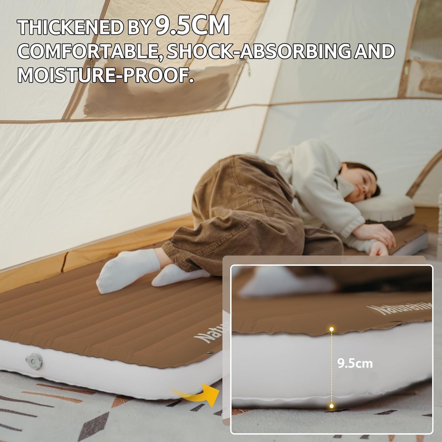 Naturehike Libamboo Tek Kişilik Mat - Super Comfort - Görsel 4