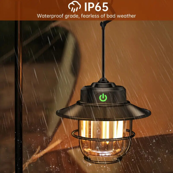 Peakhike Retro LED Askılı Lamba - Su Geçirmez - Görsel 5