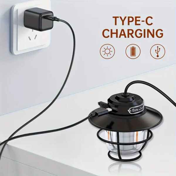 Peakhike Retro LED Askılı Lamba - Su Geçirmez - Görsel 6