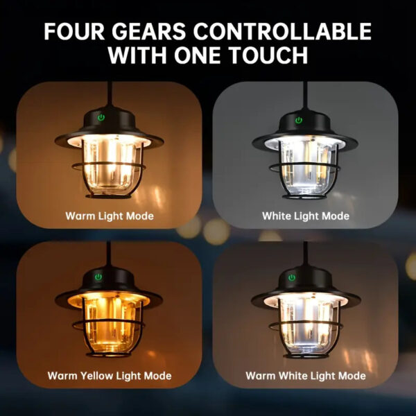 Peakhike Retro LED Askılı Lamba - Su Geçirmez - Görsel 4