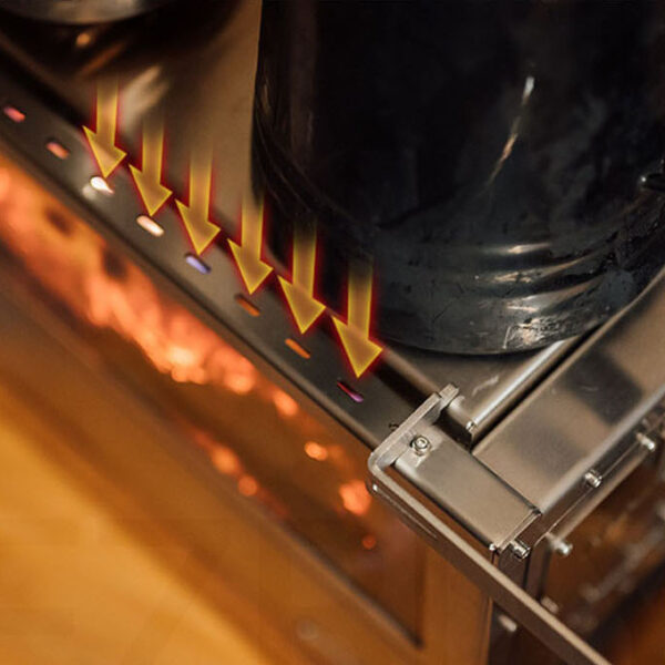 Naturehike Glamping Kamp Sobası - Paslanmaz Çelik - Görsel 4