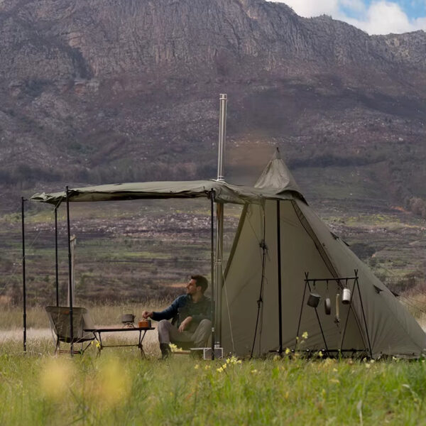 Naturehike Ranch Fire 2 Piramid Termal Çadır - Görsel 3