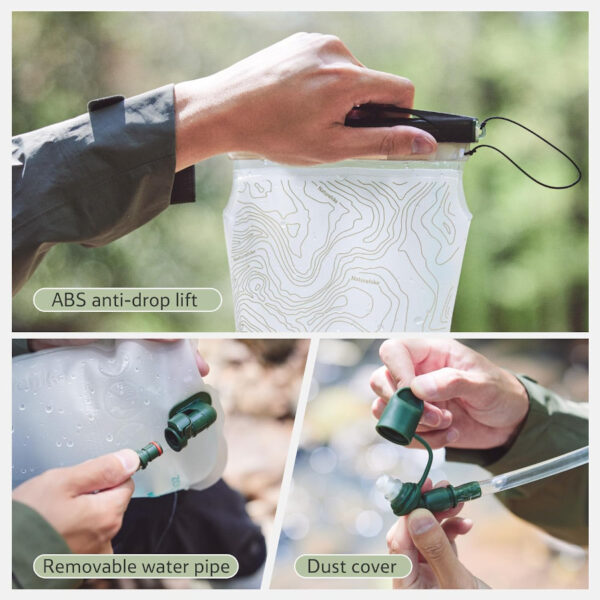 Naturehike Çok Amaçlı Camelback Su Çantası - 3 Litre - Görsel 3