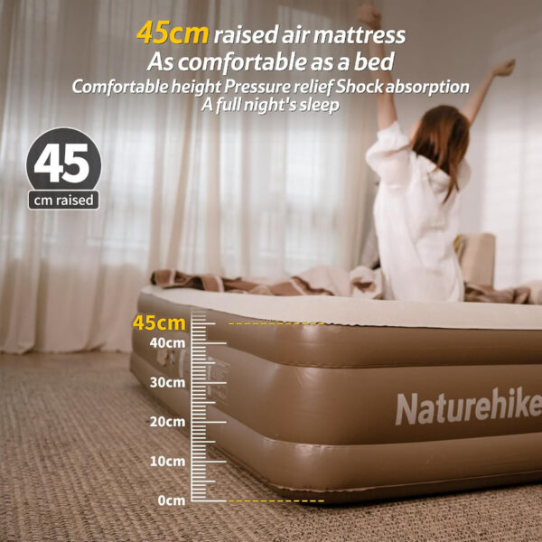 Naturehike Glamping Otomatik Şişme Yatak 45cm - Görsel 4
