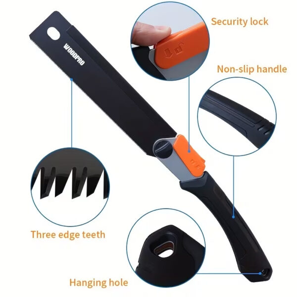 Peakhike 4'lü Katlanır Testere Seti - Paslanmaz Çelik - Görsel 3