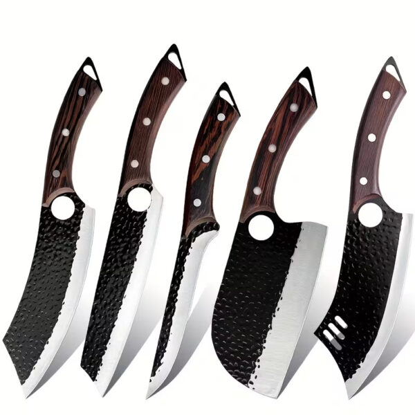 Peakhike Outdoor 5'li Şef Bıçağı Seti - Çantalı - Görsel 6