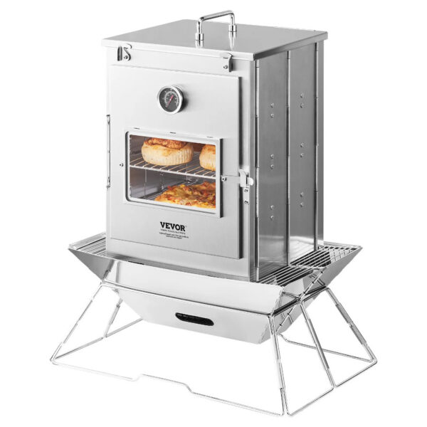 Vevor Katlanabilir Kamp Fırını - Paslanmaz Çelik - Görsel 4