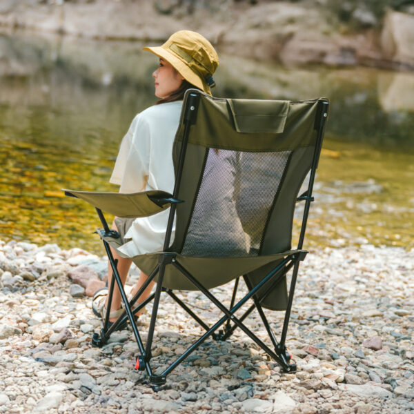 Naturehike Ayak Destekli Katlanır Kamp Sandalyesi - Görsel 6