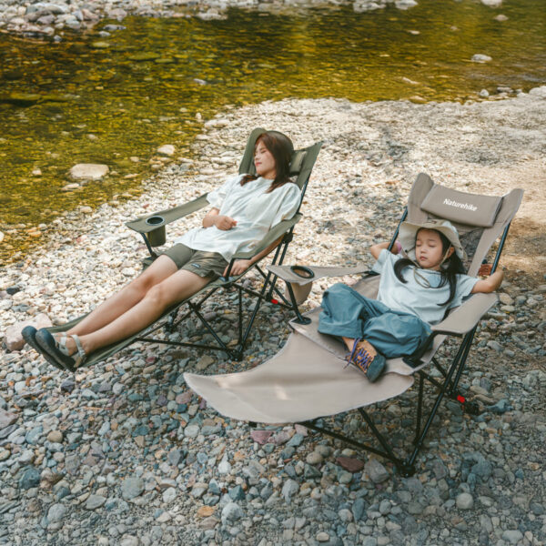 Naturehike Ayak Destekli Katlanır Kamp Sandalyesi - Görsel 4
