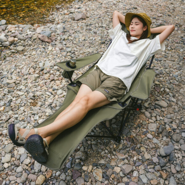 Naturehike Ayak Destekli Katlanır Kamp Sandalyesi - Görsel 3