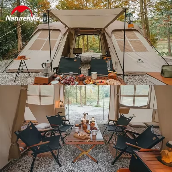 Naturehike Village 17 Glamping Çadır İki Odalı - 4 Mevsim - Görsel 6