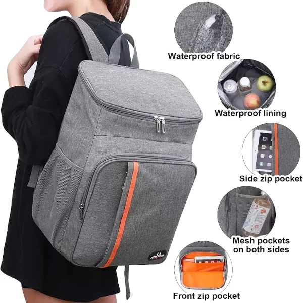 Peakhike Soğutucu Sırt Çantası - Üç Katmanlı Termal Çanta - Görsel 6