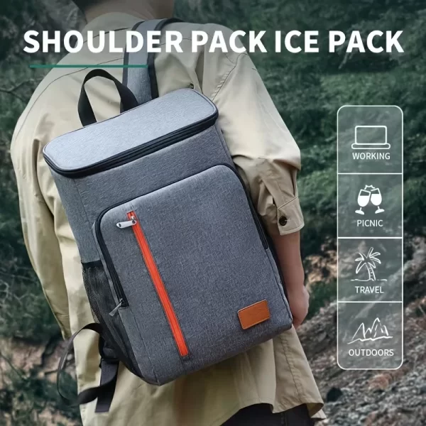 Peakhike Soğutucu Sırt Çantası - Üç Katmanlı Termal Çanta - Görsel 7
