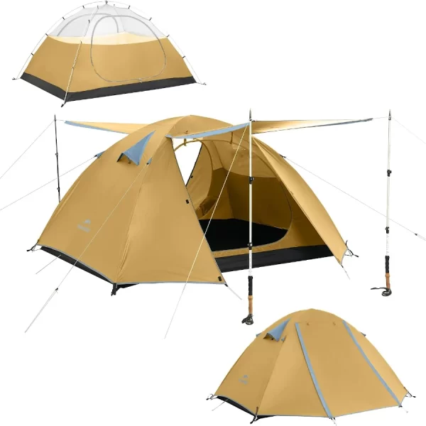 Naturehike Bleik 2 Kişilik Çadır - 4 Mevsim - Görsel 7