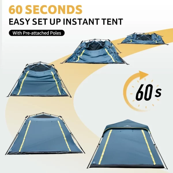 Naturehike Cape 4 Kişilik Otomatik Glamping Çadır - Görsel 7