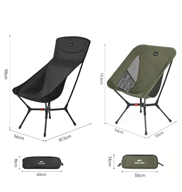 Naturehike Katlanır Kamp Sandalyesi Otomatik Kurulum - Görsel 8