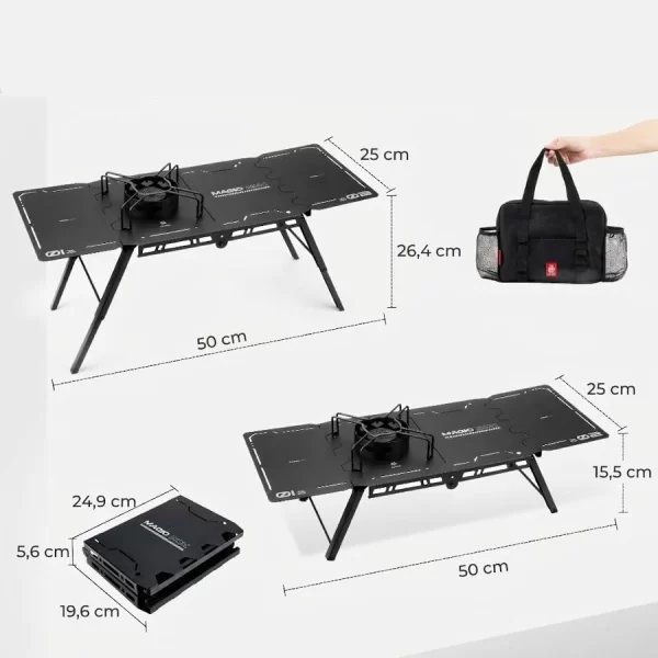 Alocs Mini IGT Kamp Masası ve Ocak Seti - Magic Box - Görsel 8